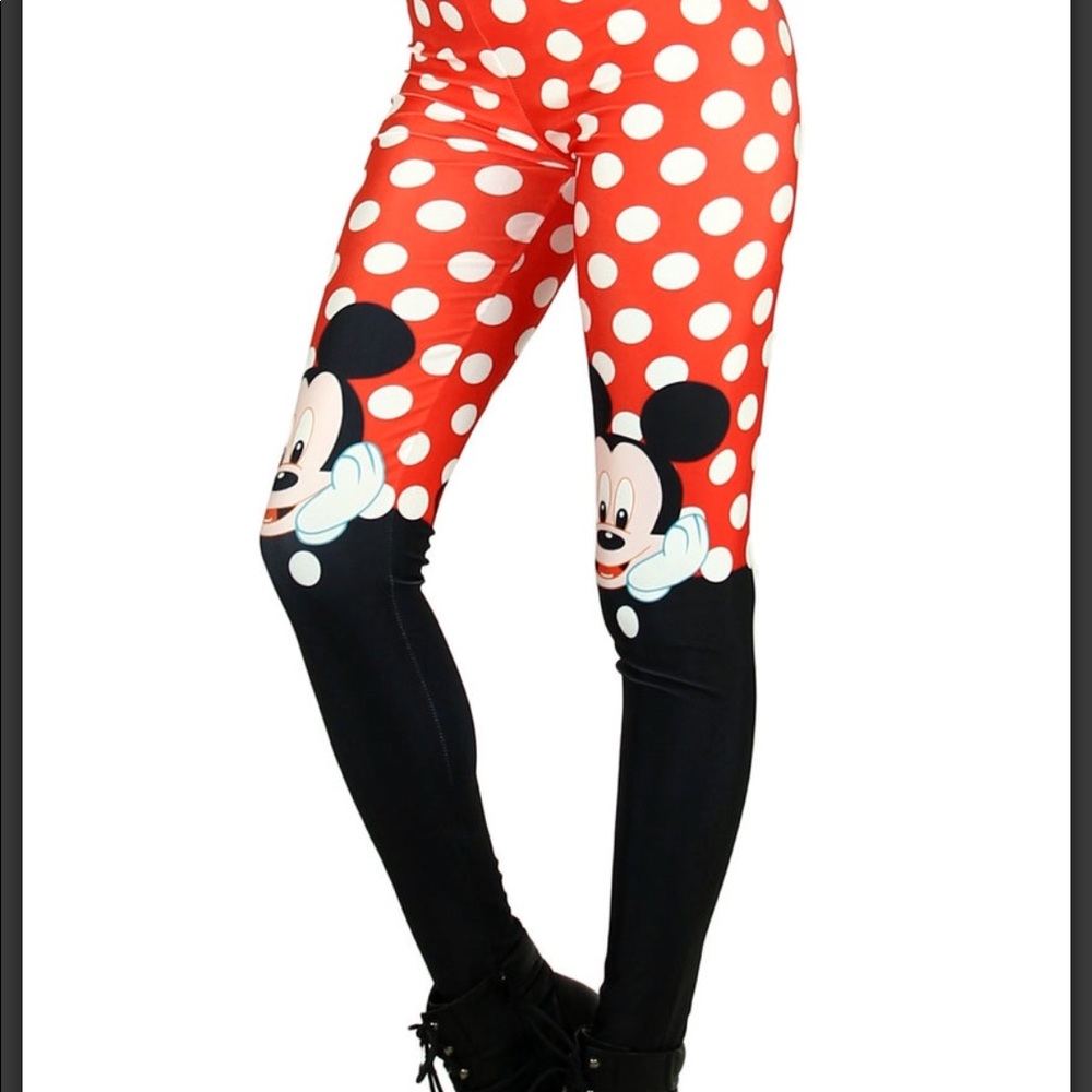 Disney Leggings Polka Dot - Picture 1 of 3